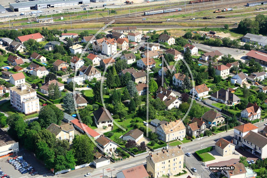 Photo arienne de Dole