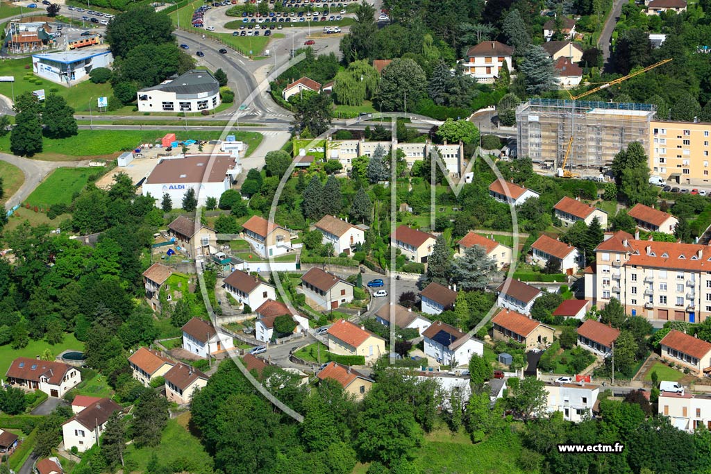 Photo arienne de Dole