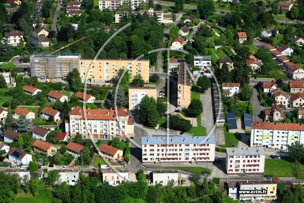 Photo arienne de Dole