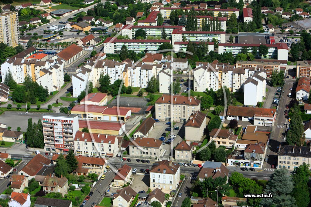 Photo arienne de Dole