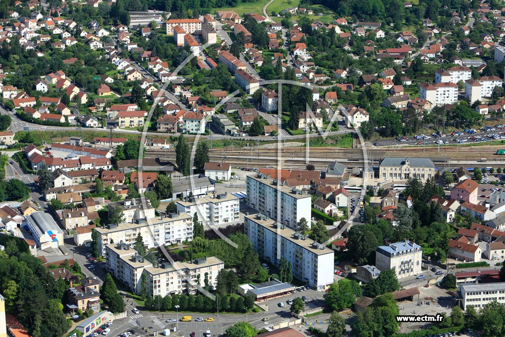 Photo arienne de Dole