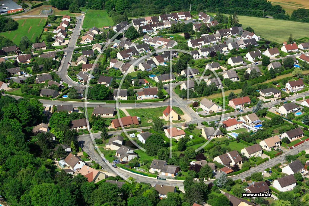 Photo arienne de Dole (Le Val Fleuri)