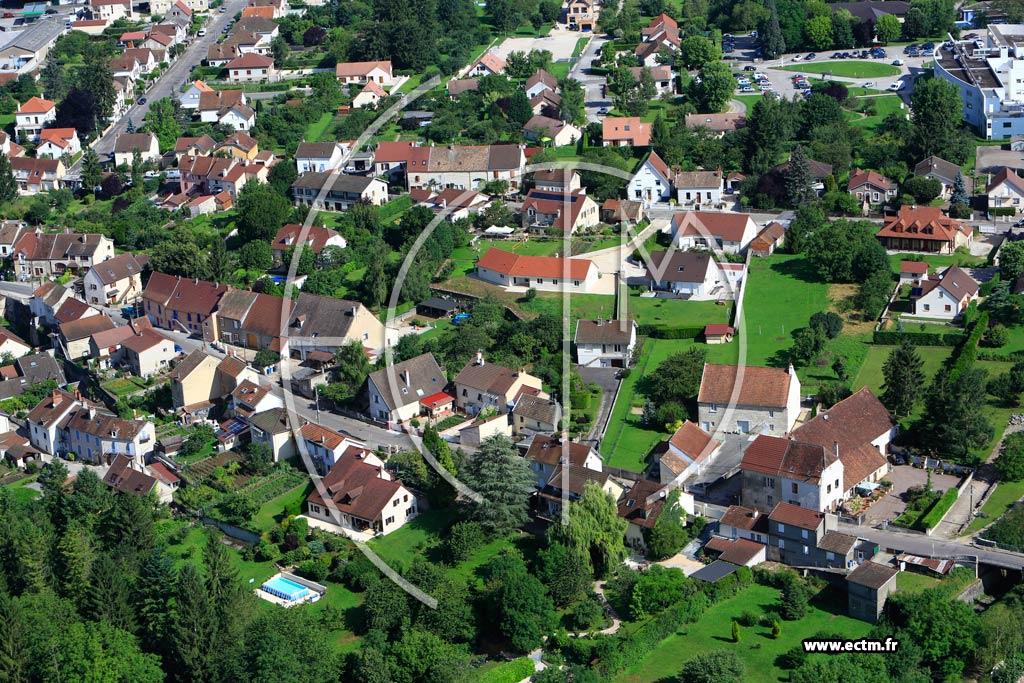 Photo arienne de Dole (Les Commards)