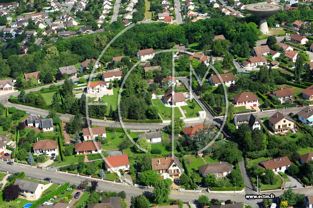 Photo arienne de Dole (Les Hauts de Plumont)