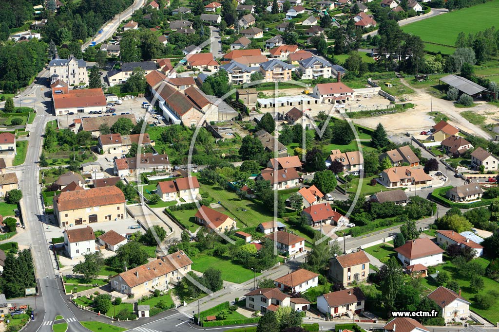 Photo arienne de Foucherans