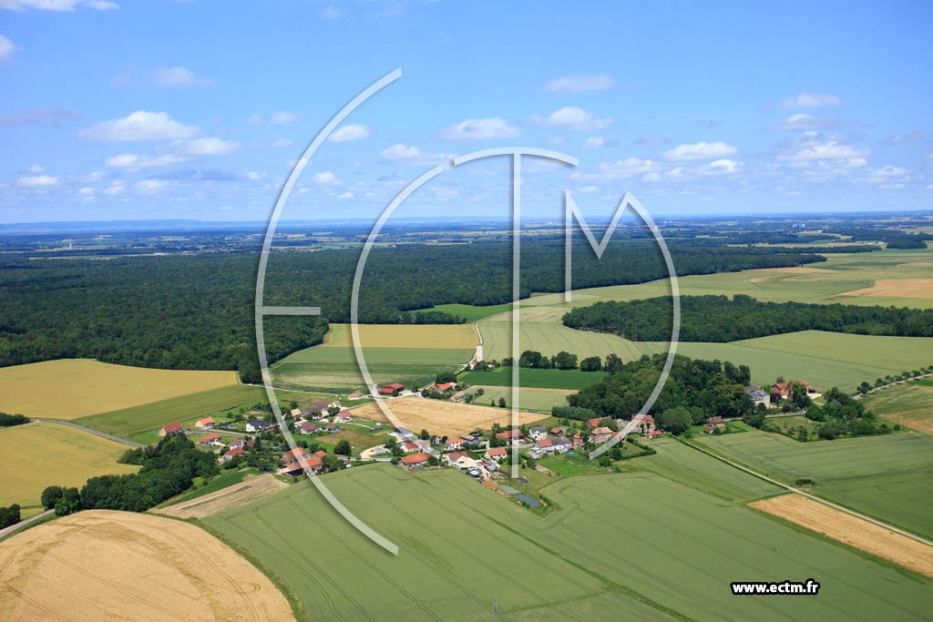 Photo arienne de Grosbois-ls-Tichey