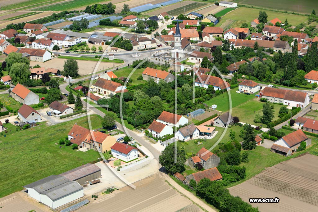 Photo arienne de Labergement-ls-Auxonne