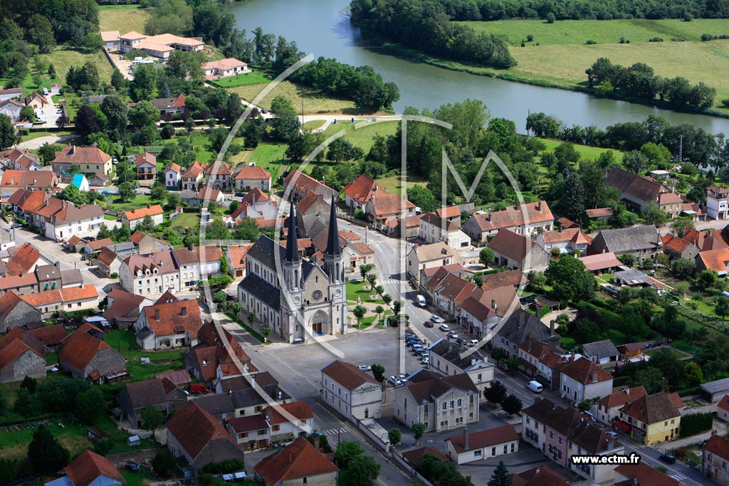 Photo arienne de Lamarche-sur-Sane
