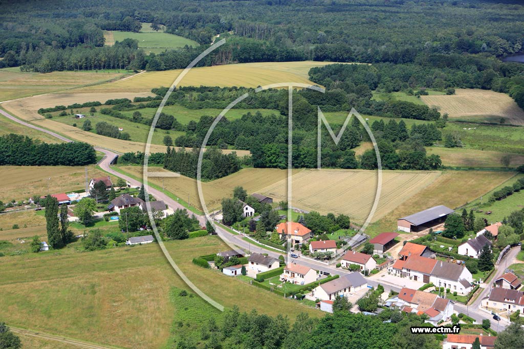 Photo arienne de Lamarche-sur-Sane