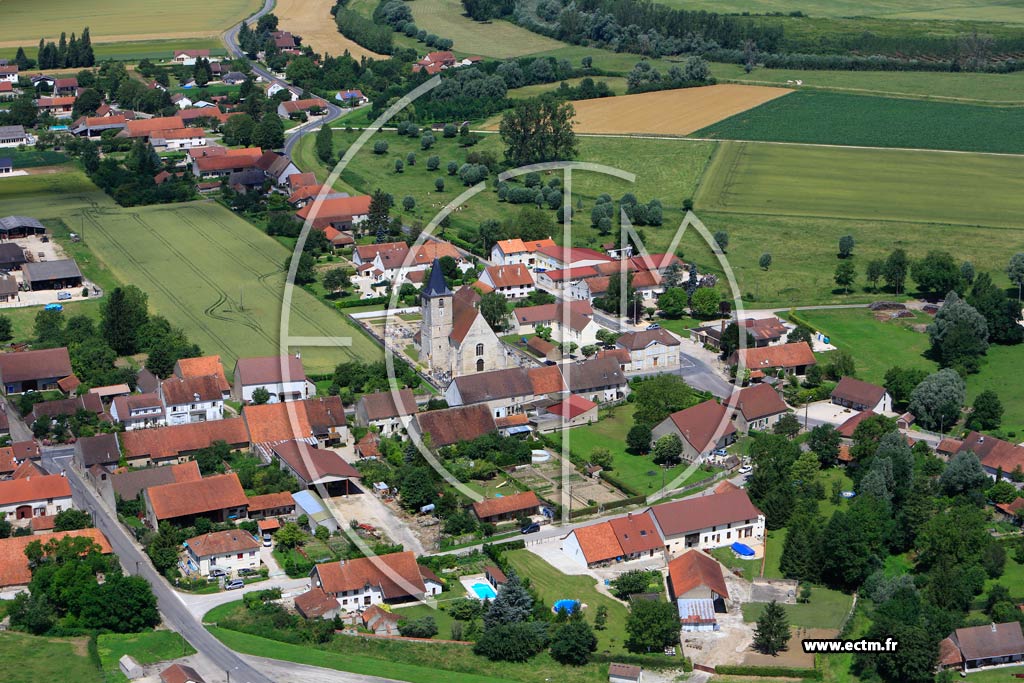 Photo arienne de Longwy-sur-le-Doubs
