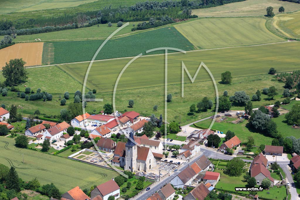 Photo arienne de Longwy-sur-le-Doubs