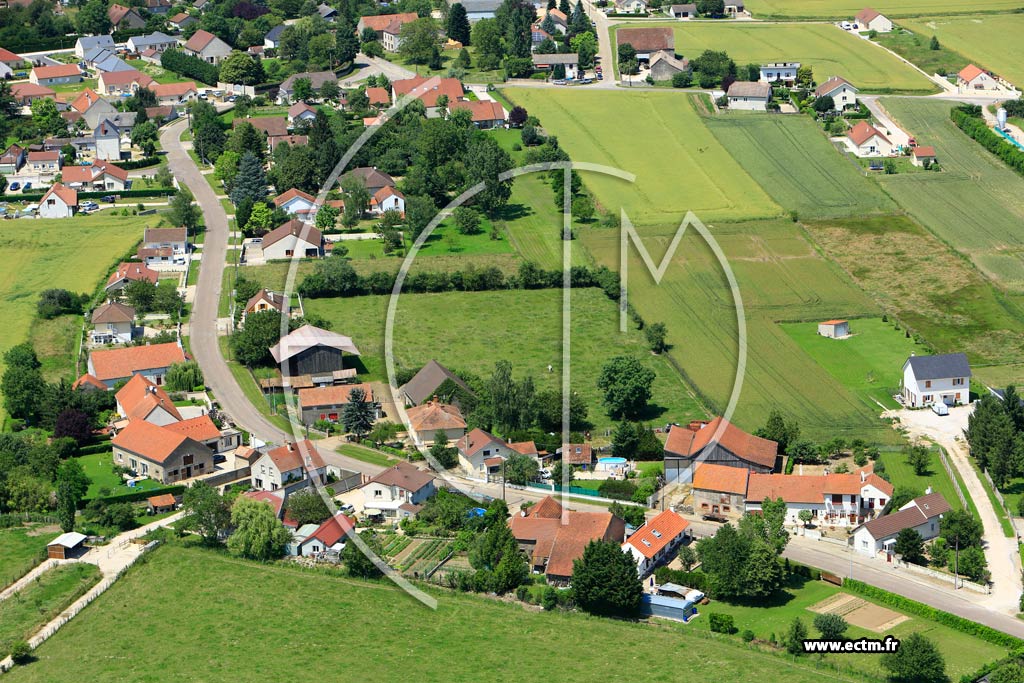 Photo arienne de Losne (Maison-Dieu)