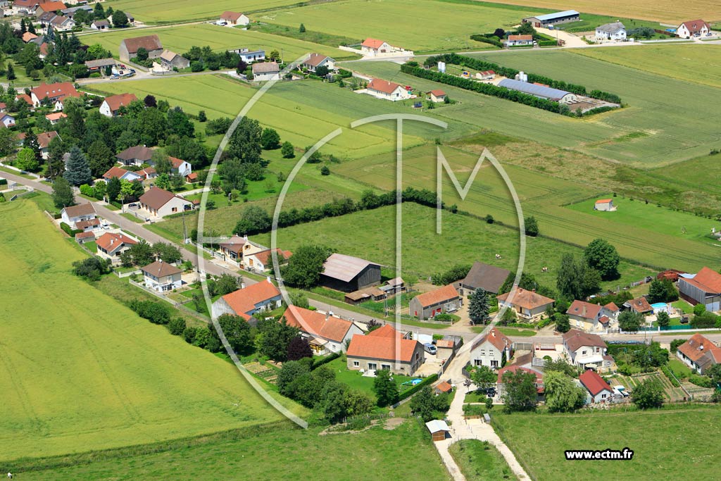 Photo arienne de Losne (Maison-Dieu)