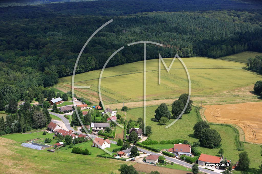 Photo arienne de Magny-Montarlot
