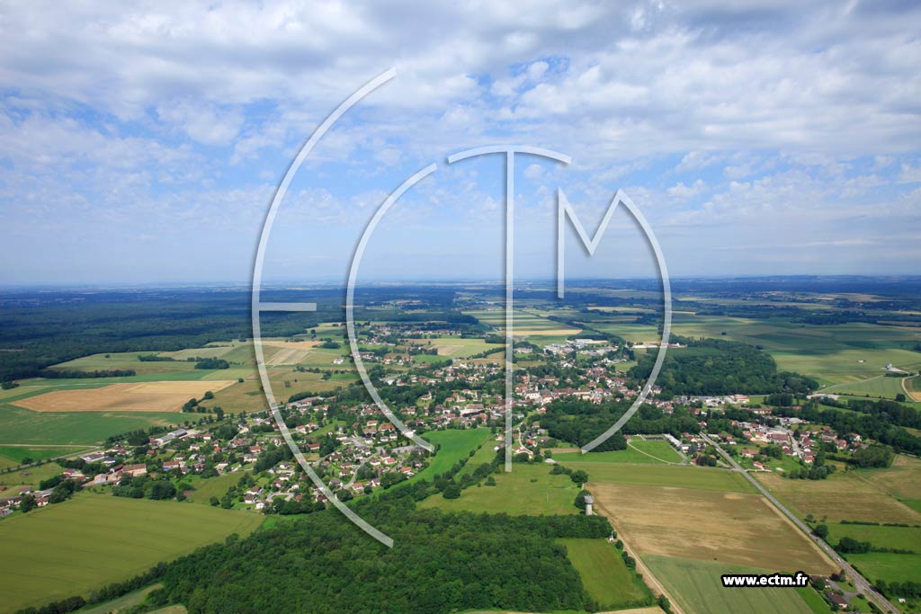 Photo arienne de Mont-sous-Vaudrey