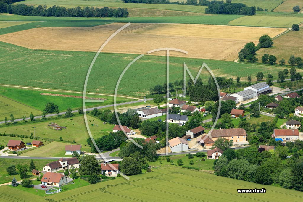 Photo arienne de Mont-sous-Vaudrey
