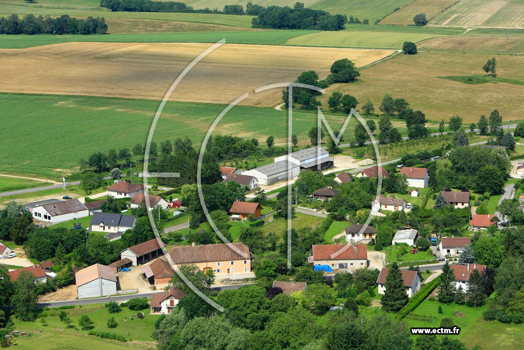 Photo arienne de Mont-sous-Vaudrey