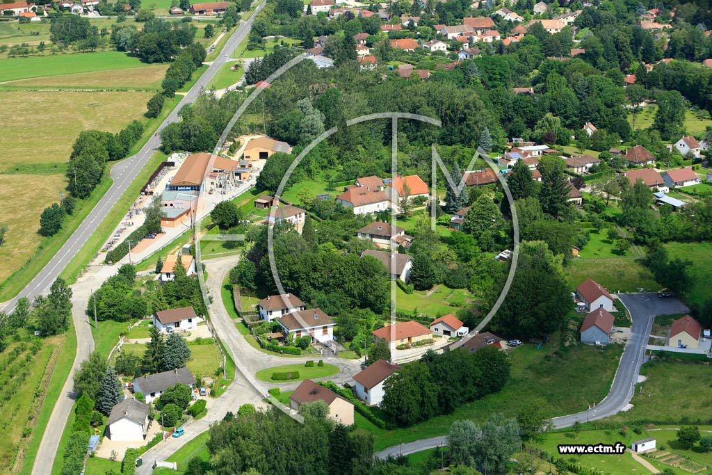 Photo arienne de Mont-sous-Vaudrey