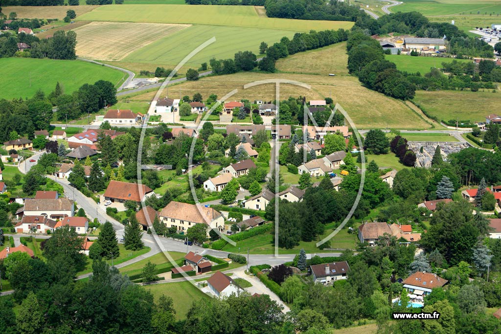 Photo arienne de Mont-sous-Vaudrey