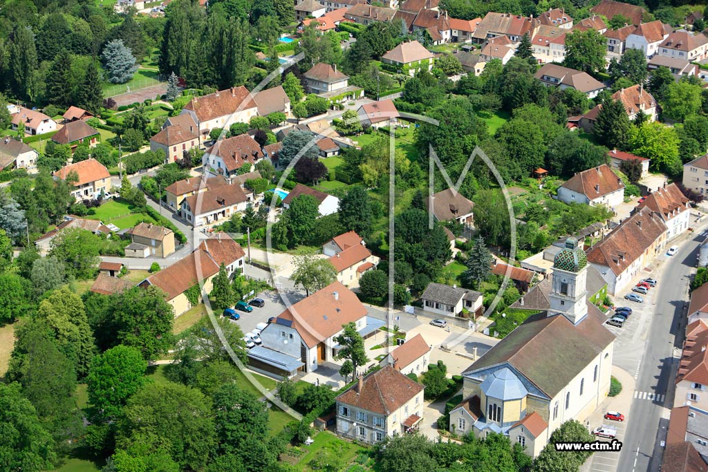 Photo arienne de Mont-sous-Vaudrey