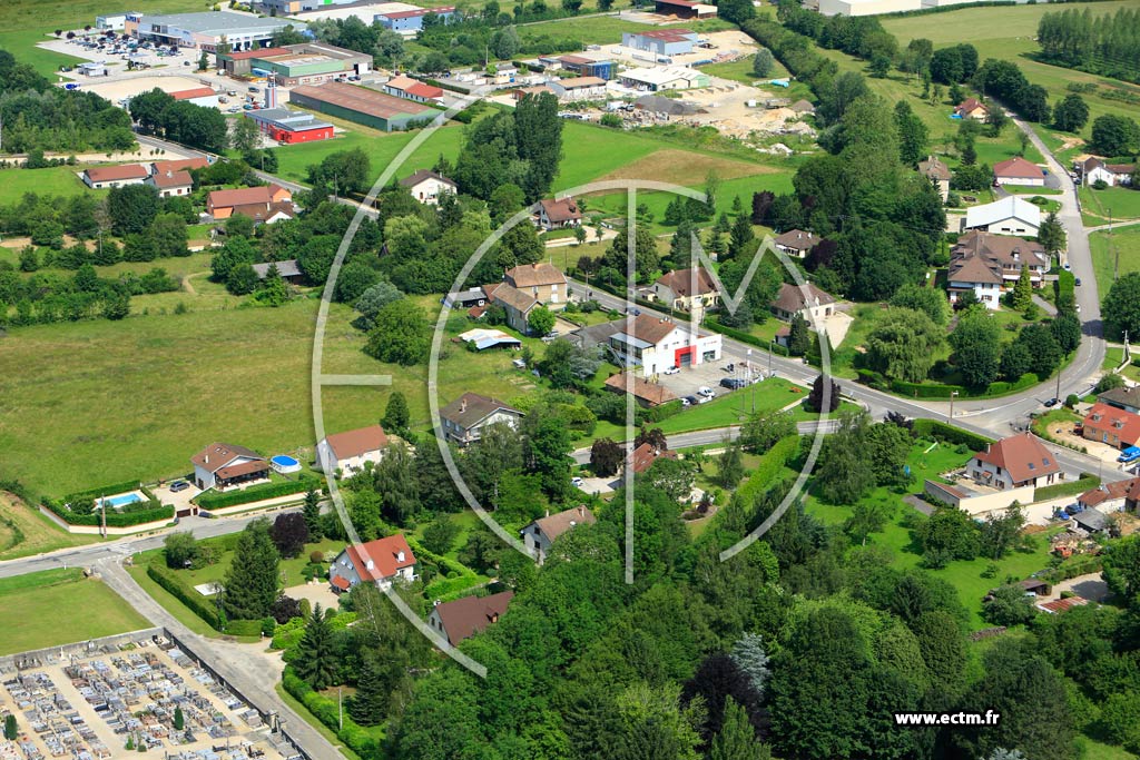 Photo arienne de Mont-sous-Vaudrey