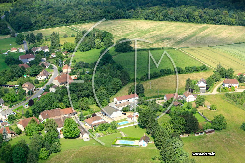 Photo arienne de Montbarrey