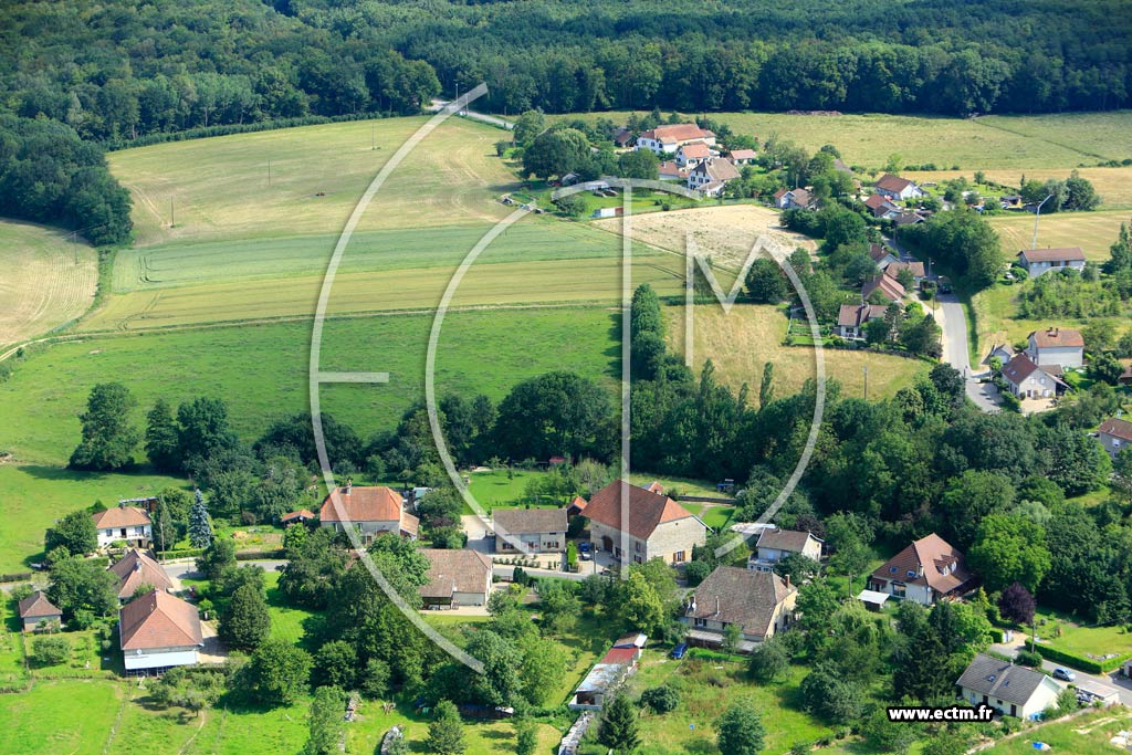 Photo arienne de Montbarrey