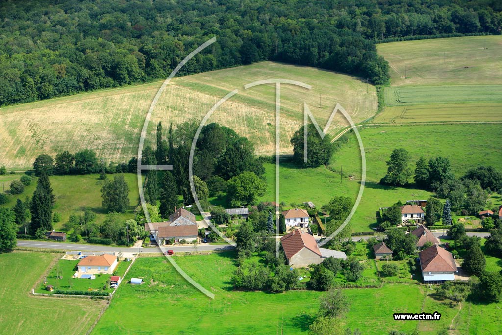 Photo arienne de Montbarrey
