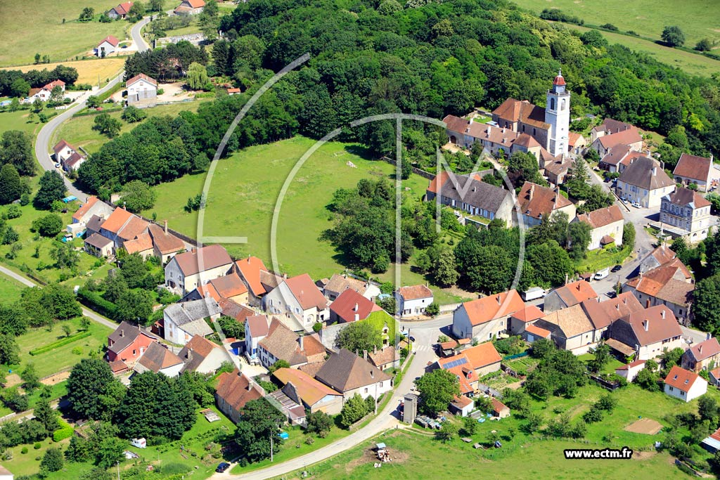 Photo arienne de Montmirey-le-Chteau