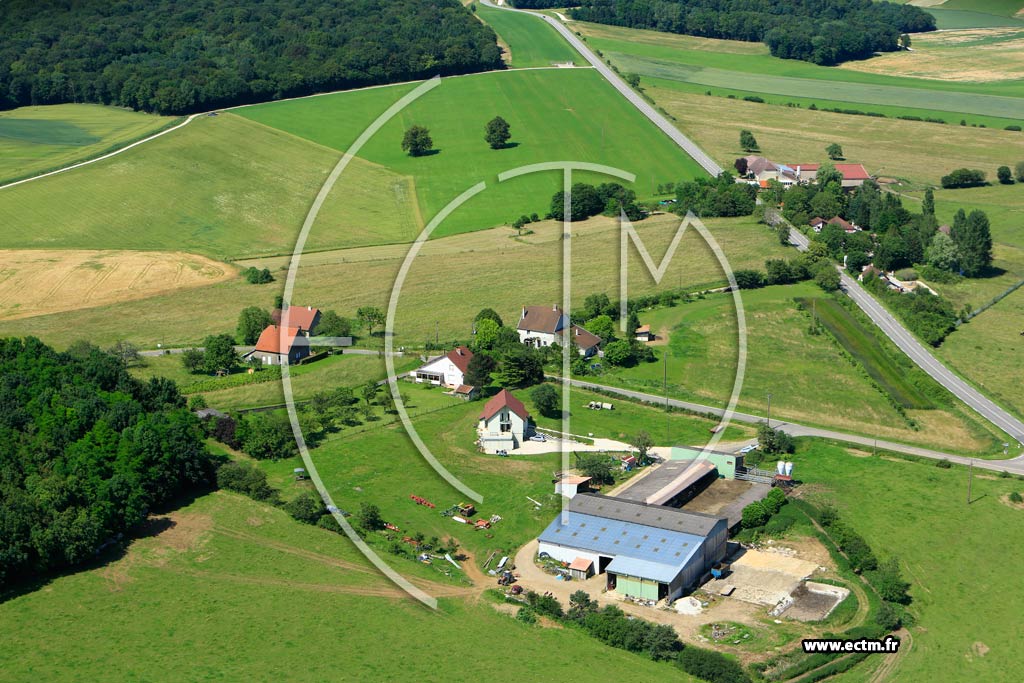 Photo arienne de Montmirey-le-Chteau