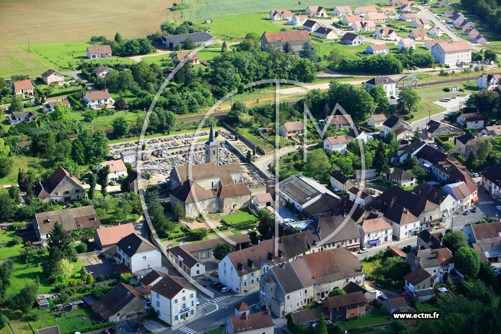 Photo arienne de Orchamps