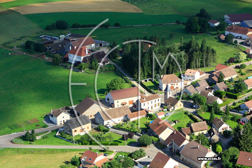 Photo arienne de Romange