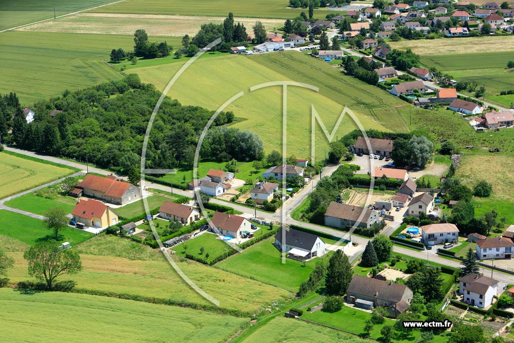 Photo arienne de Saint-Aubin