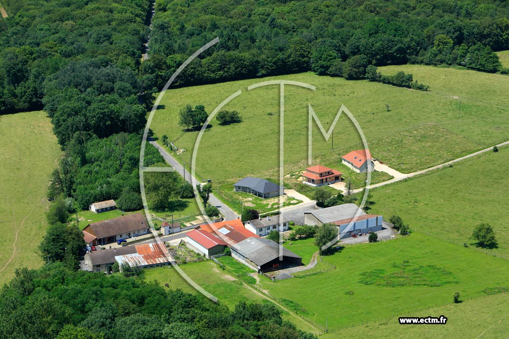 Photo arienne de Saint-Seine-en-Bche (Saint-Franois)