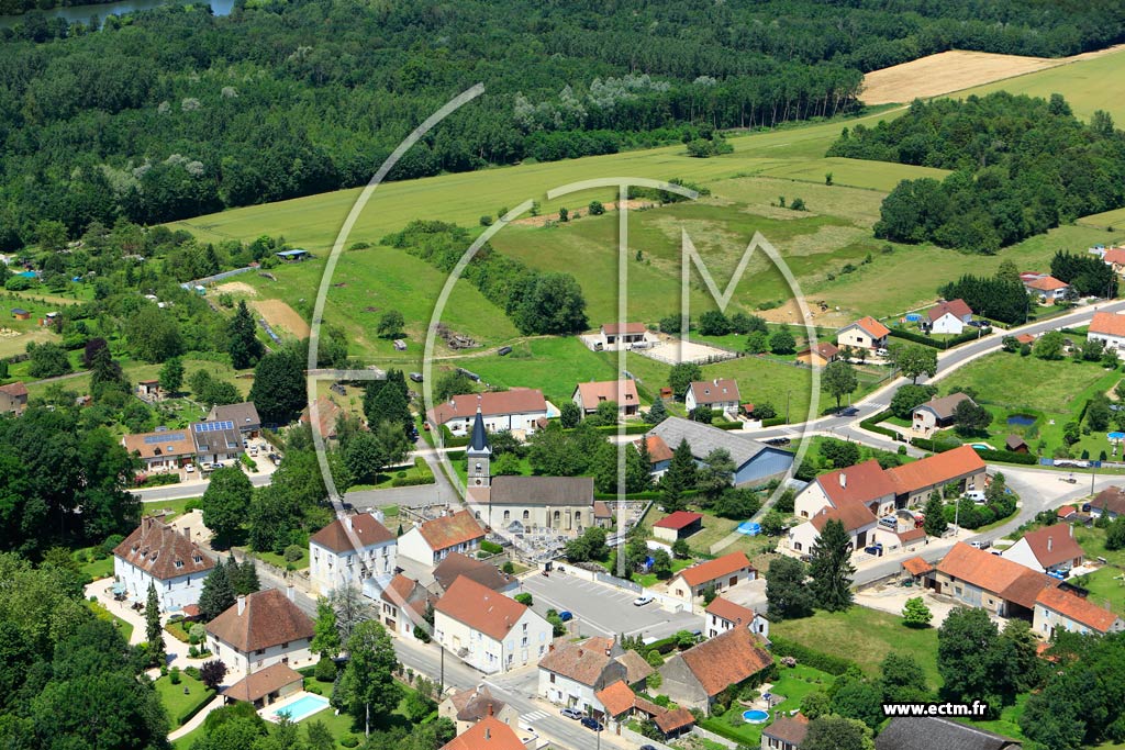 Photo arienne de Saint-Seine-en-Bche