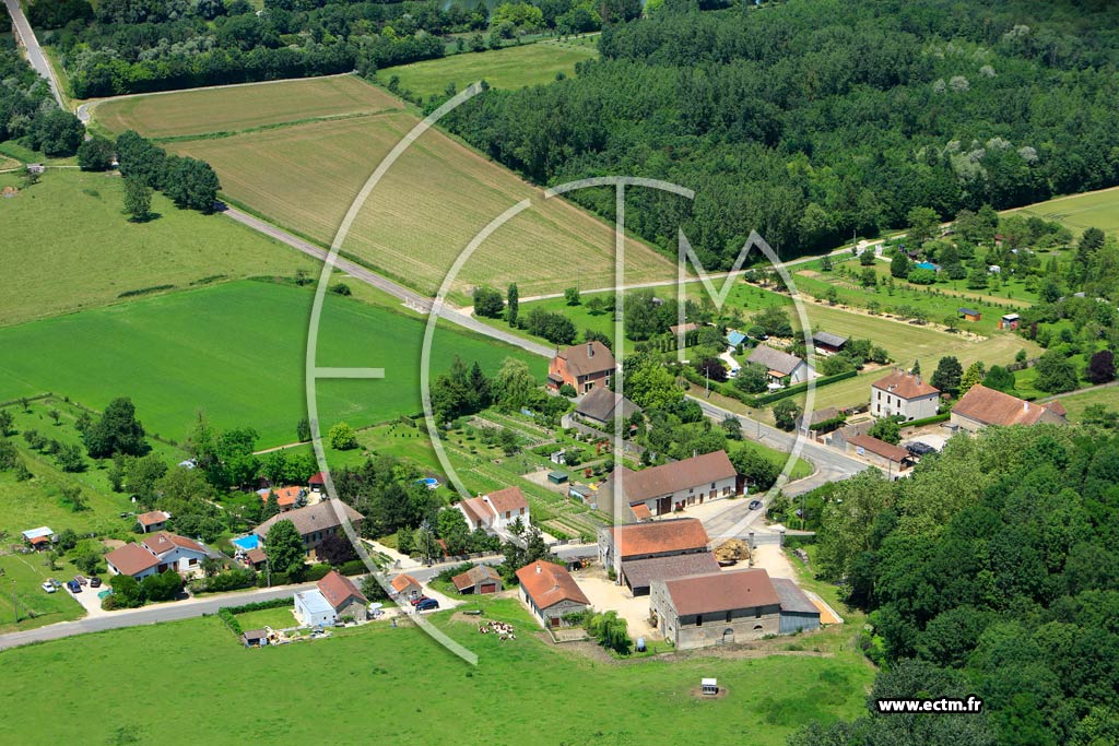 Photo arienne de Saint-Seine-en-Bche