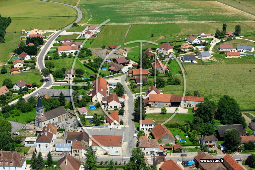 Photo arienne de Saint-Seine-en-Bche