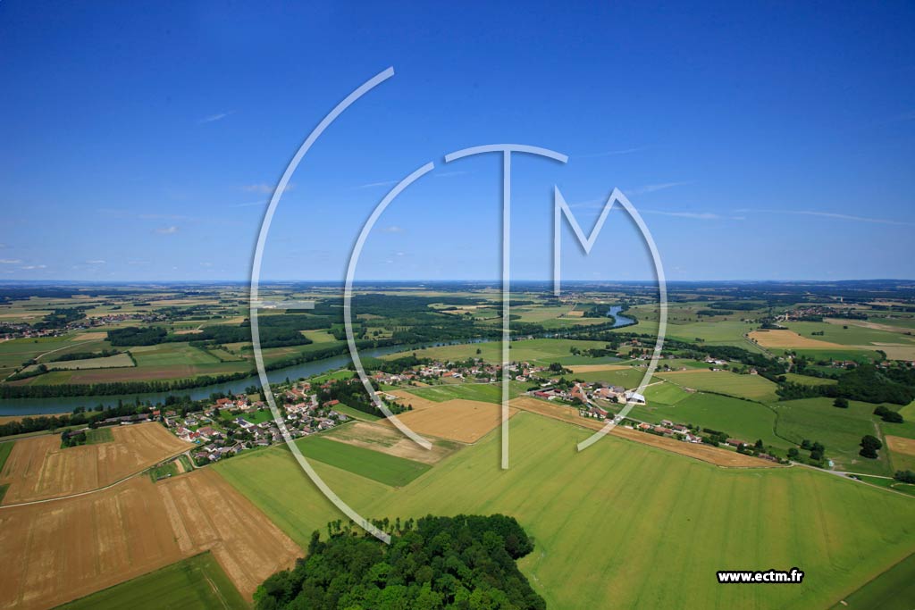 Photo arienne de Saint-Symphorien-sur-Sane