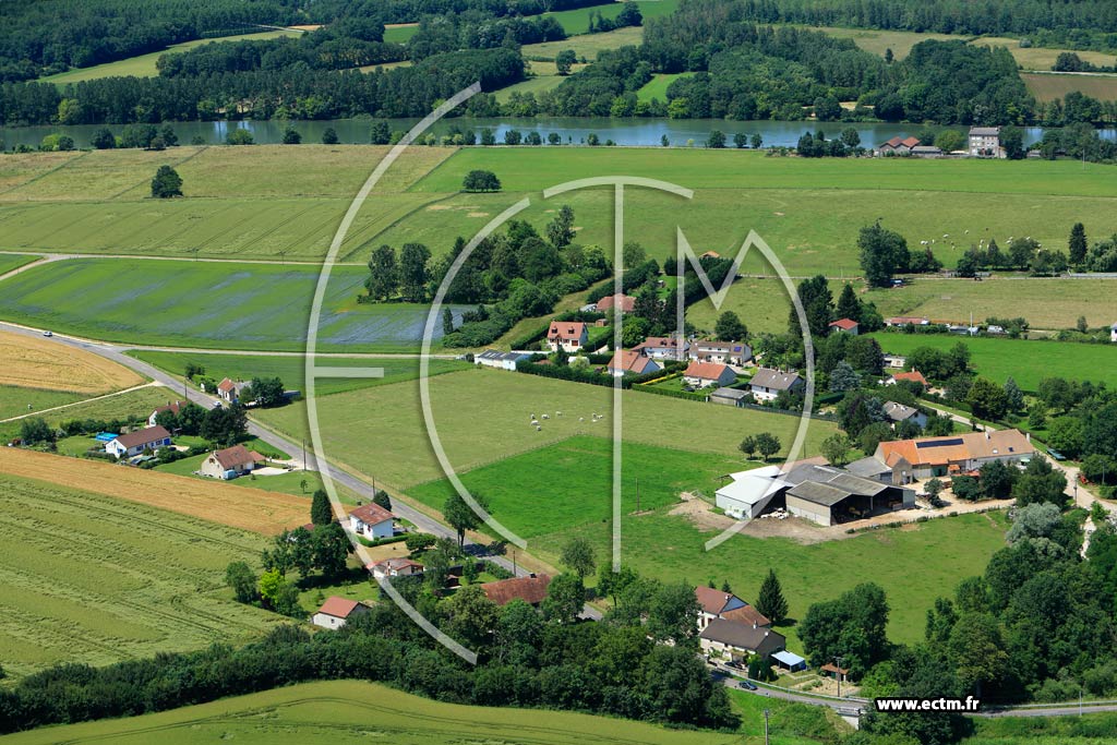 Photo arienne de Saint-Symphorien-sur-Sane