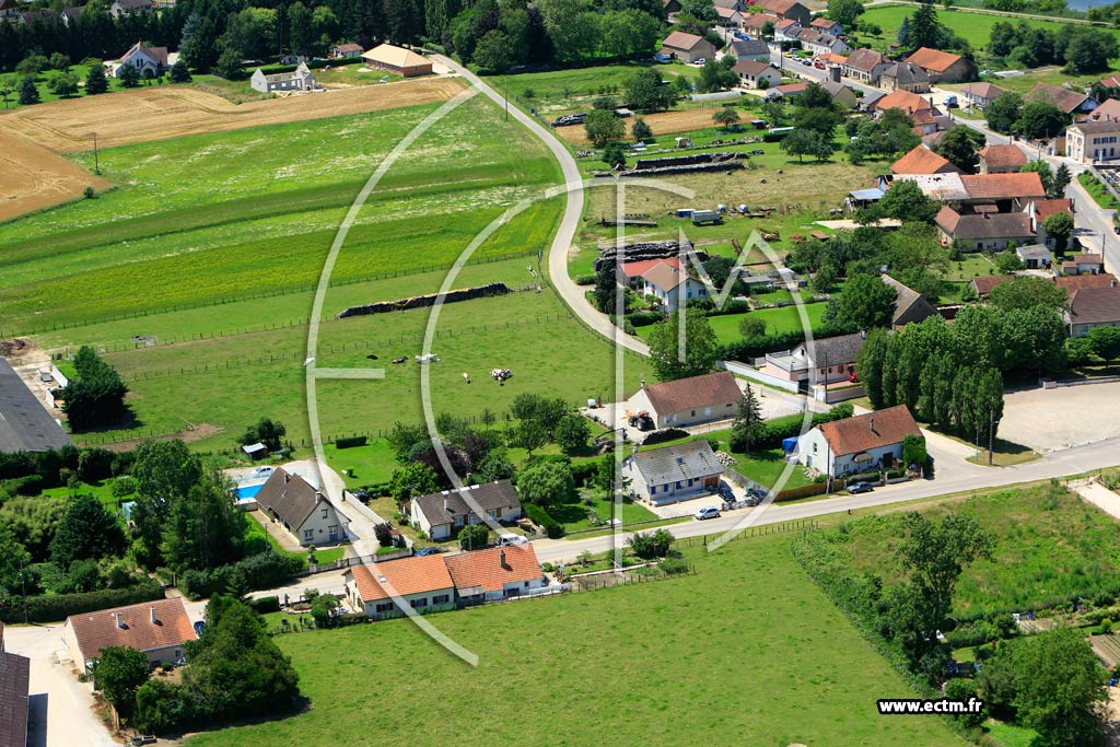 Photo arienne de Saint-Symphorien-sur-Sane