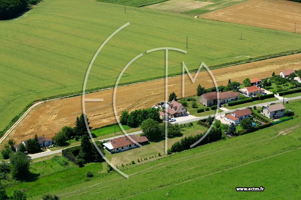 Photo arienne de Saint-Symphorien-sur-Sane