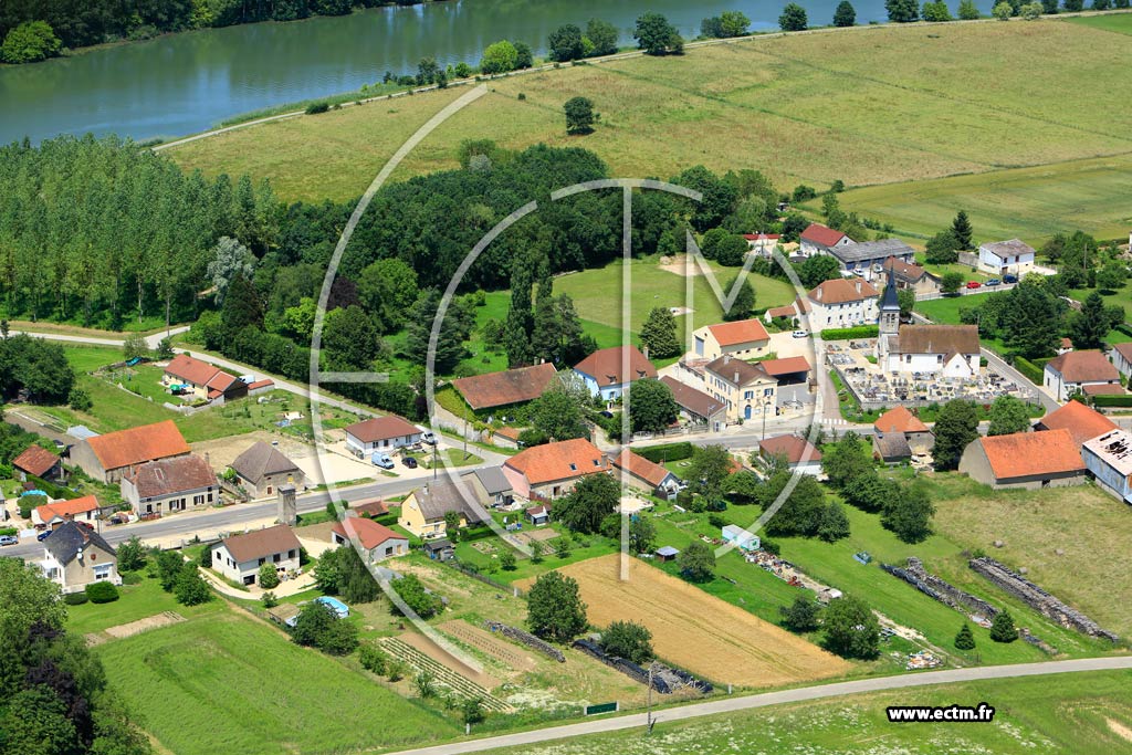 Photo arienne de Saint-Symphorien-sur-Sane