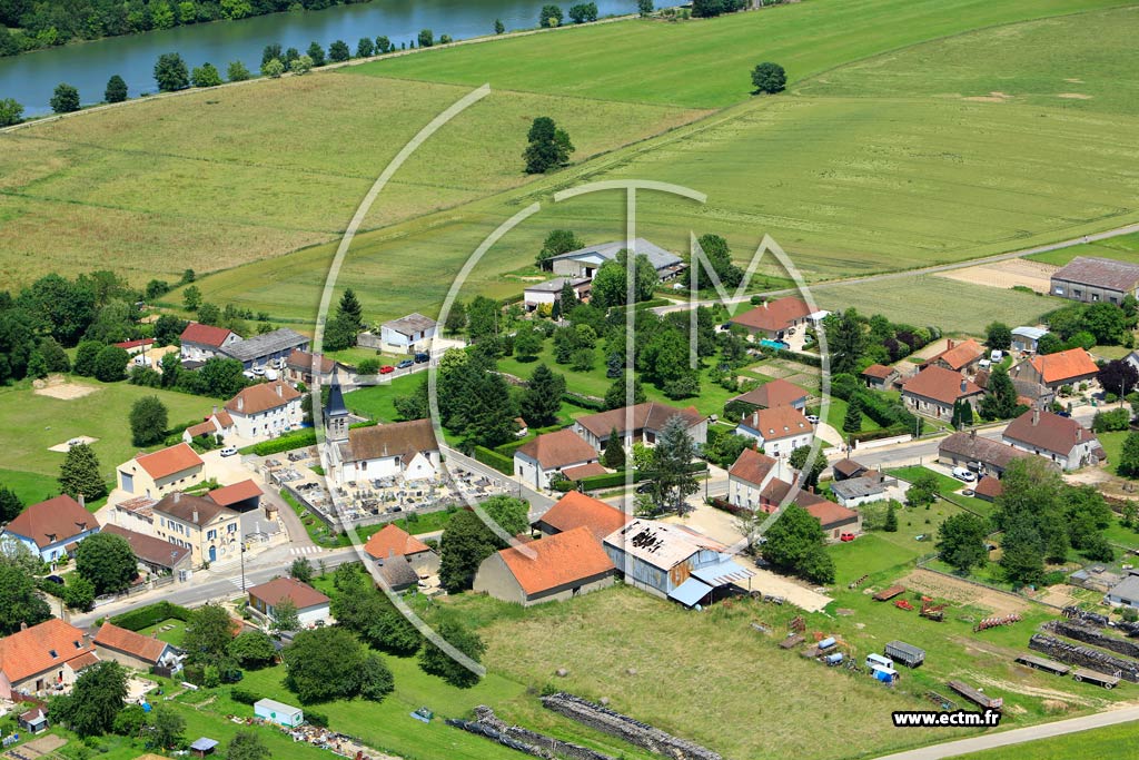Photo arienne de Saint-Symphorien-sur-Sane