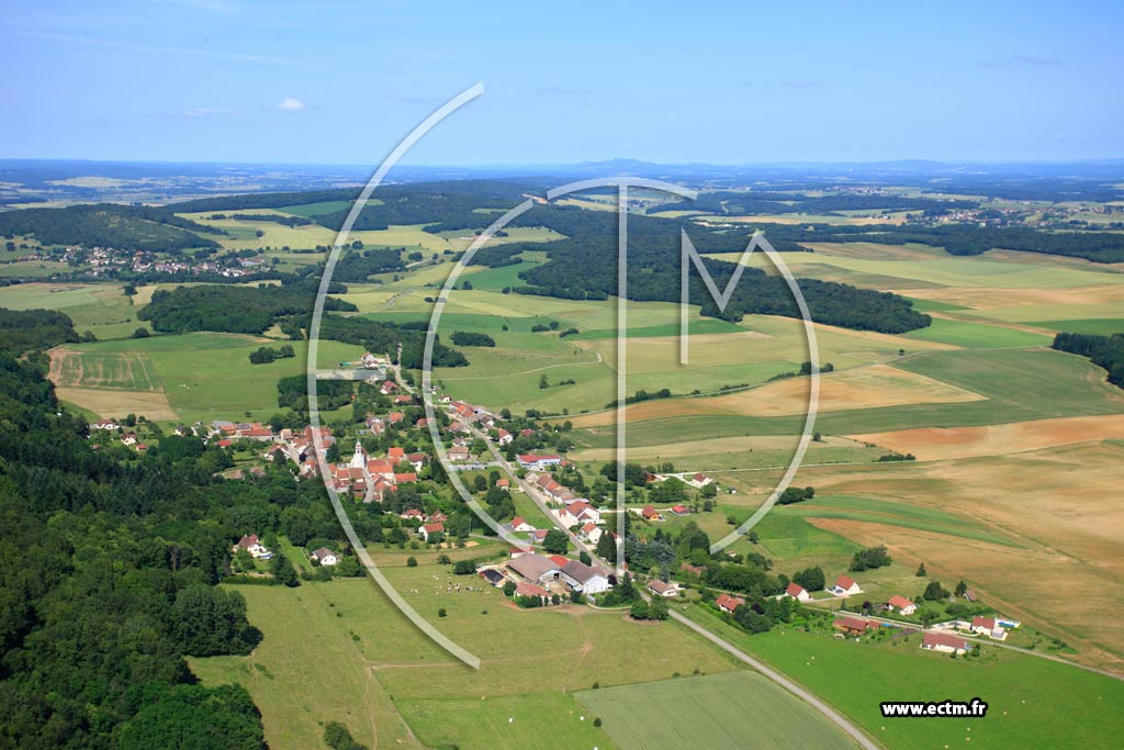 Photo arienne de Serre-les-Moulires