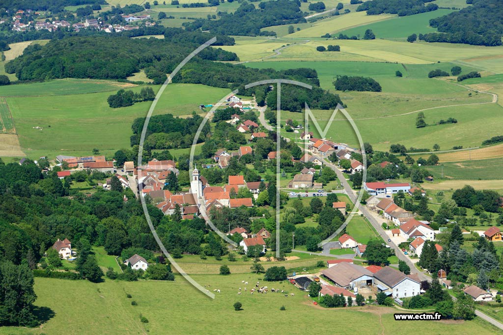 Photo arienne de Serre-les-Moulires