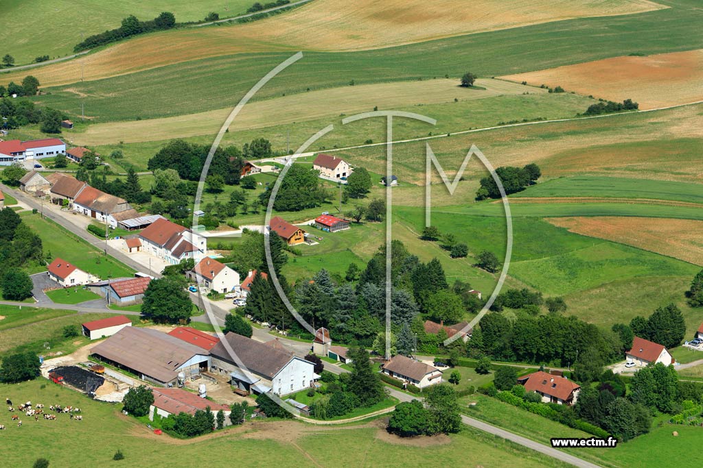 Photo arienne de Serre-les-Moulires