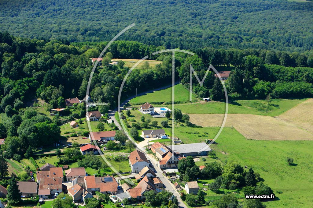 Photo arienne de Serre-les-Moulires