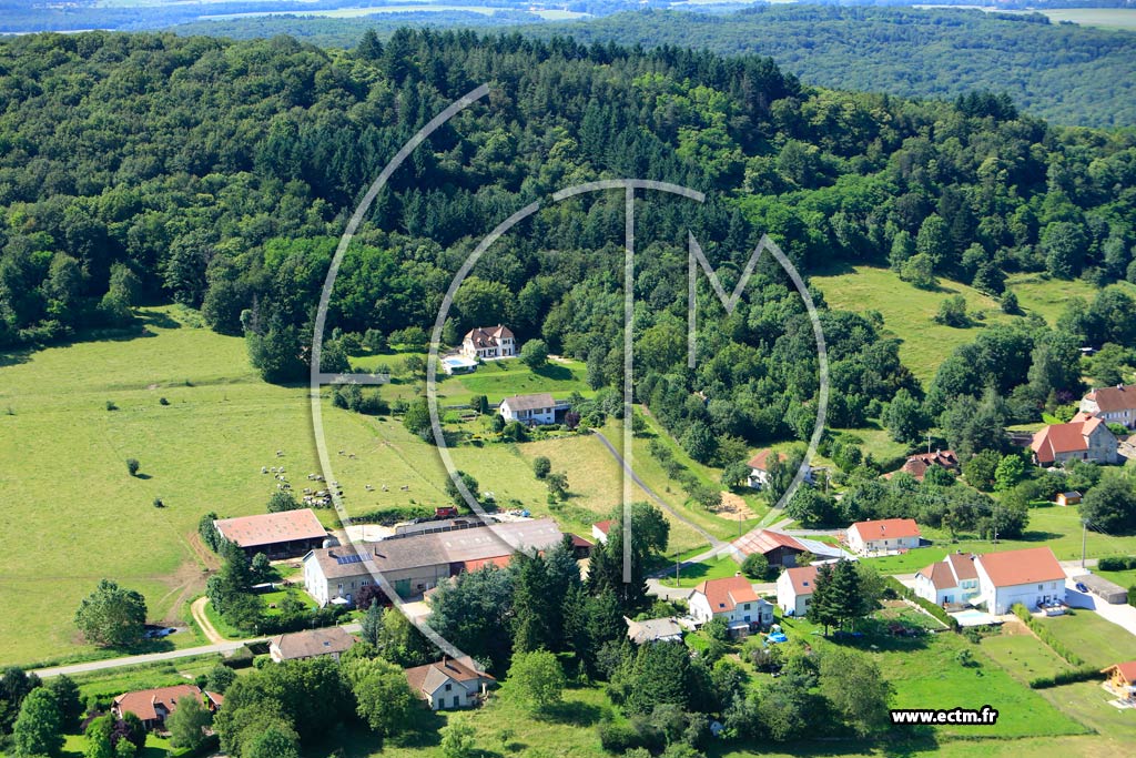 Photo arienne de Serre-les-Moulires