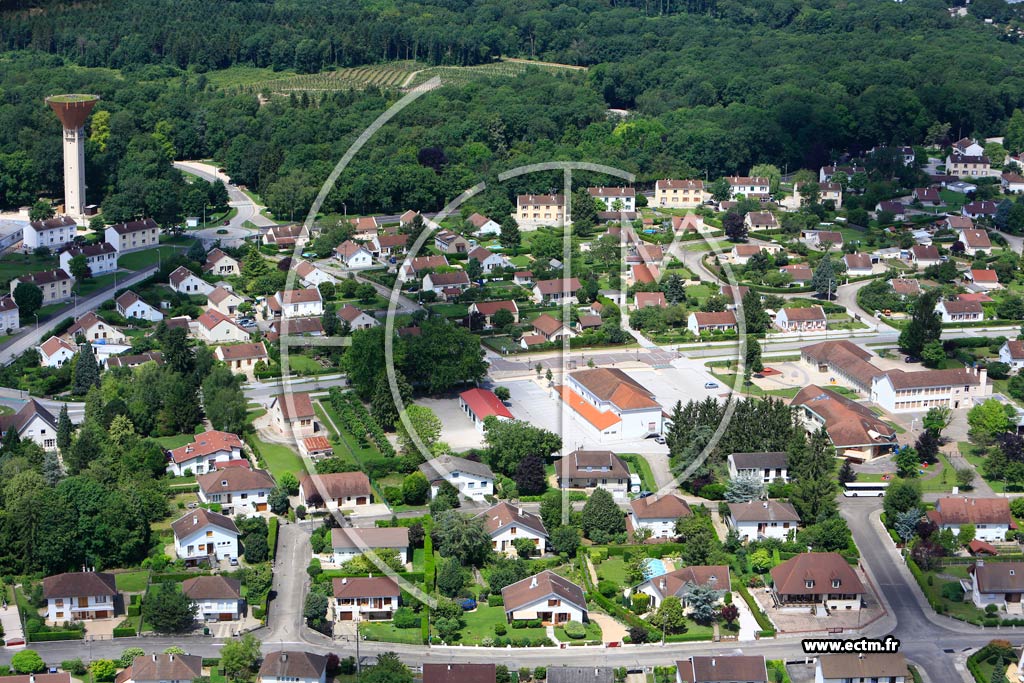 Photo arienne de Tavaux