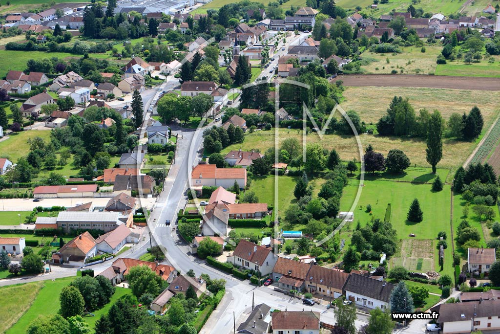Photo arienne de Villers-les-Pots